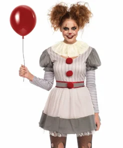 Tomfoolery Circus & Clowns Creepy Clown Costume By Leg Avenue