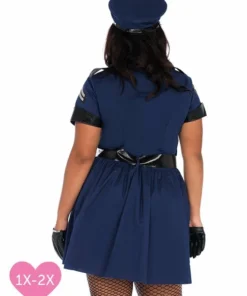 Tomfoolery Flirty Cop Ladies Plus Costume Ladiesc