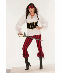 Forum Novelties Ladiesc Ladies White Pirate Shirt
