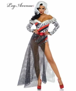 Tomfoolery Dalmatian Dame Leg Avenue Ladies Costume
