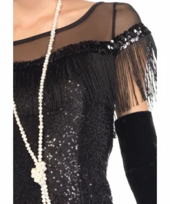 Tomfoolery Ladiesc Foxtrot Flirt Flapper Leg Avenue Costume