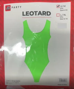 JD Party 80s Leotard Green