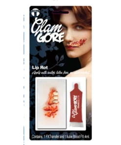 Carnival Products Zombies Tinsley Lip Rot With Blood-Glam Gore 3D FX