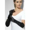 Smiffys Black Long Temptress Gloves 1920's 1 Smiffys Black Long Temptress Gloves 1920's
