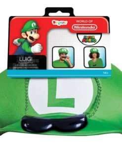 Disguise Costumes Accessoriesc Luigi Adult Hat & Necklace With Attached Moustache