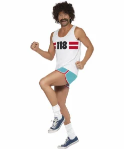 Smiffys Mensc Male Runner Costume