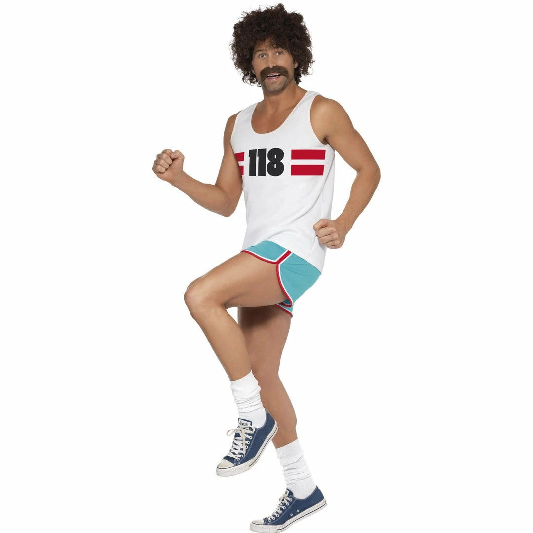 Smiffys Mensc Male Runner Costume 3 Smiffys Mensc Male Runner Costume