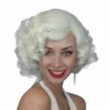 Carnival Products 1920's Marilyn Wig - White