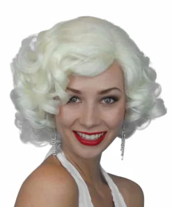 Carnival Products 1920's Marilyn Wig - White
