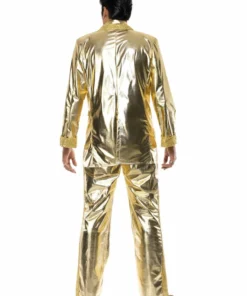 Smiffys Elvis Gold Suit Costume Mensc 8 Smiffys Elvis Gold Suit Costume Mensc