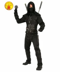 Rubie's Deerfield Dark Ninja Costume-Adult Mensc