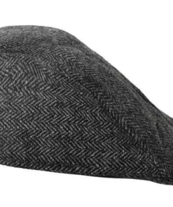 JD Party Mens Vintage Flat Cap - Dark Grey