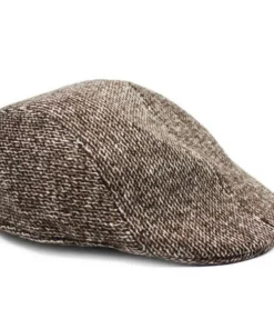 JD Party Mens Vintage Flat Cap - Light Brown Accessoriesc