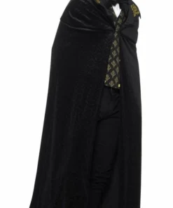 Smiffys Men's Black & Gold Phantom Halloween Costume 7 Smiffys Men's Black & Gold Phantom Halloween Costume