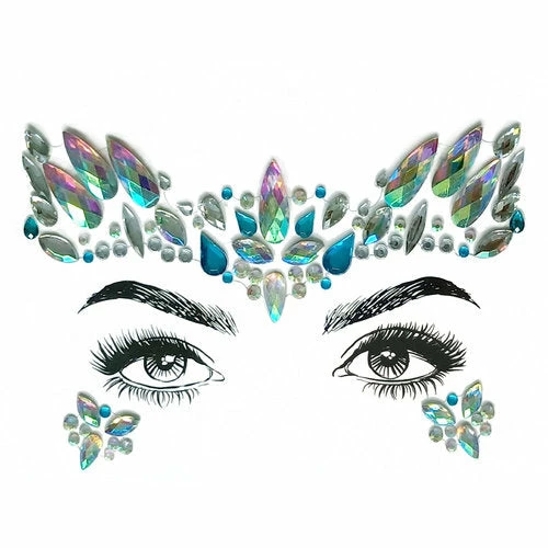 Swedia's Festival & Pride Face Jewels - Mermaid 3 Swedia's Festival & Pride Face Jewels - Mermaid