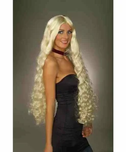 Forum Novelties Mesmerelda Long Wavy Ladies Wig-Blonde, Black & Auburn Wigsc