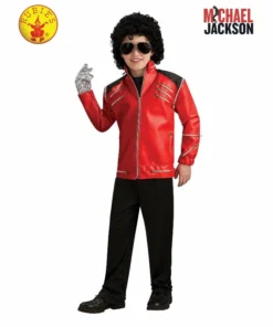 Rubie's Deerfield Michael Jackson Deluxe Beat It Red Jacket - Child Boys Costumes