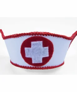 Forum Novelties Mini Nurse Hat With Hair Clips