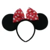 Swedia's Mouse Ears Headband With Red Bow
