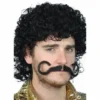 Carnival Products Moustache-Black Macho Facial Hair 2 Carnival Products Moustache-Black Macho Facial Hair