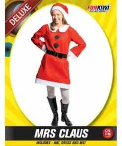 Allen Trading Mrs Claus Ladies Costume - Funkiwi Ladiesc