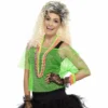 Smiffys Fishnet Top - Neon Green 1980's 1 Smiffys Fishnet Top - Neon Green 1980's