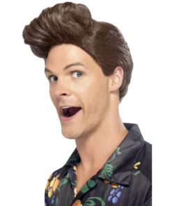 Smiffys 1990's Nineties Detective Brown Wig