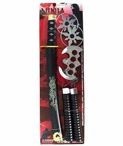 Jack In The Box Ninja Weapons Set Accessoriesc