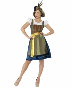 Smiffys Ladiesc Traditional Deluxe Heidi Bavarian Costume