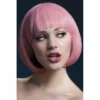 Smiffys Pastel Pink Bob Wig - Mia