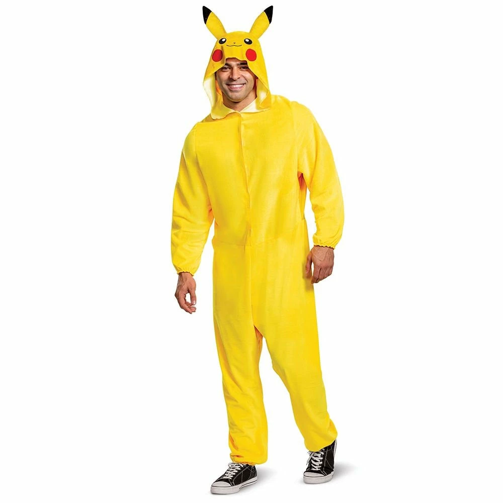 Disguise Costumes Pikachu Classic Adult Costume 3 Disguise Costumes Pikachu Classic Adult Costume