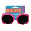Forum Novelties Accessoriesc 80s Neon Pink Square Glasses