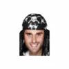 Smiffys Pirate Bandana With Skull & Crossbones Print Hats & Headwear