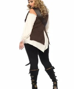 Tomfoolery Pirate Captain Blackheart Ladies Plus Costume - Leg Avenue Ladiesc