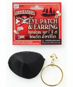 Forum Novelties Pirate Earring & Eyepatch Set Accessoriesc