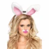 Tomfoolery Plush Bunny Ears - White Easter