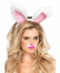 Tomfoolery Plush Bunny Ears - White Easter