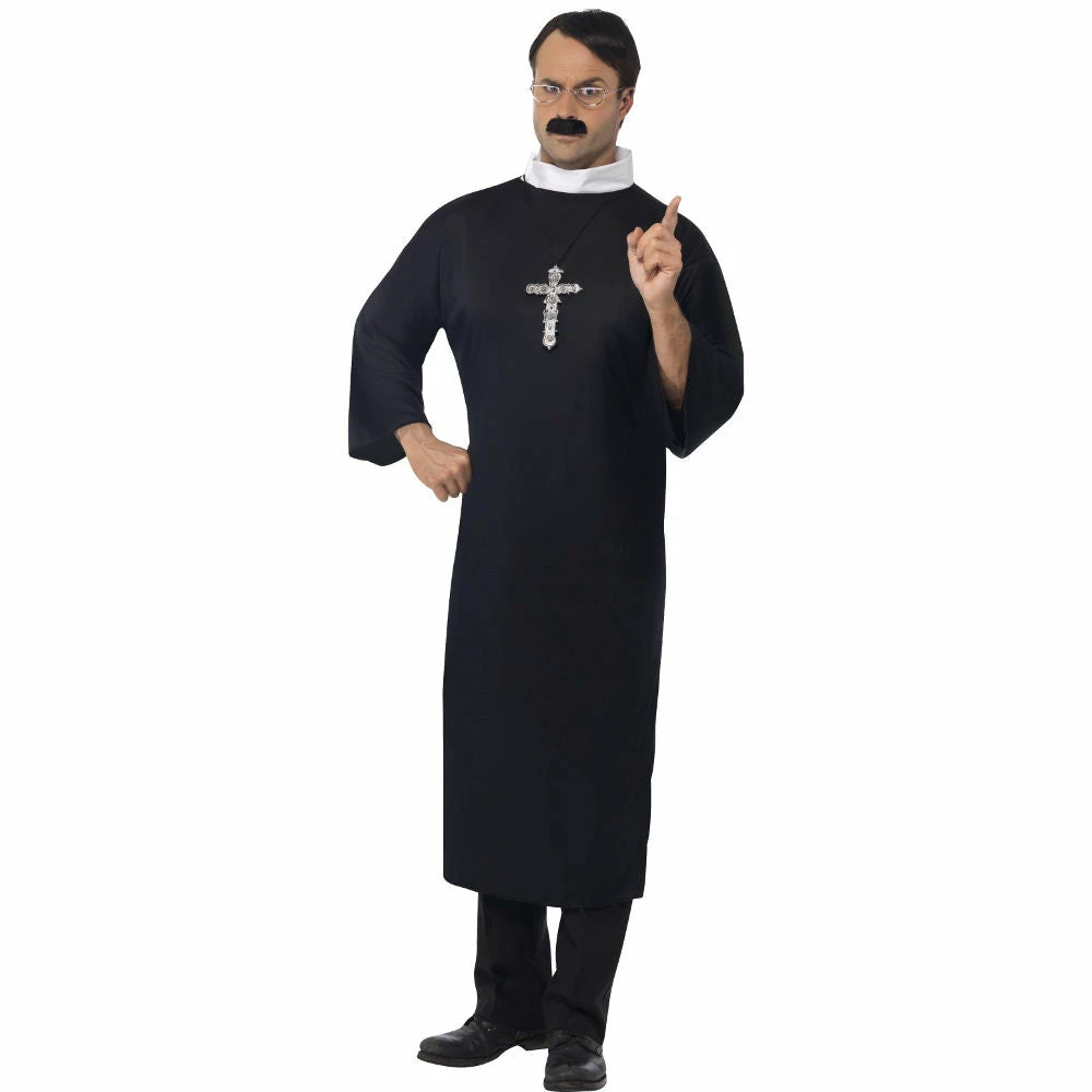 Smiffys Priest Robe For Adults 3 Smiffys Priest Robe For Adults