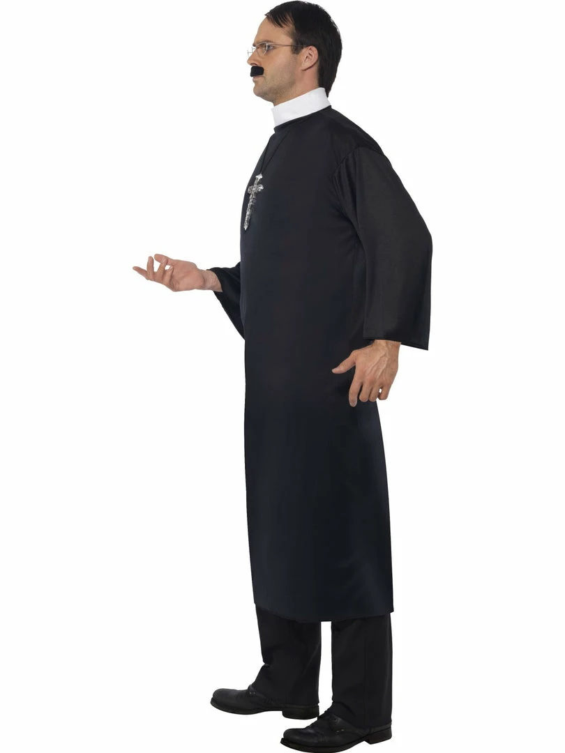 Smiffys Priest Robe For Adults 4 Smiffys Priest Robe For Adults