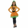 Smiffys Pumpkin Tutu Dress Costume - Girls