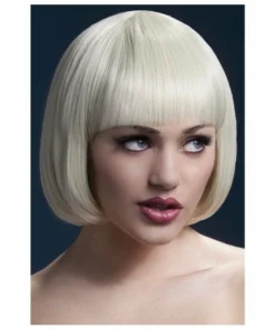Smiffys Wigsc Short Blonde Bob With Fringe - Mia
