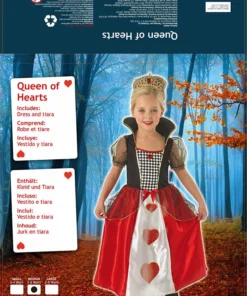 Rubie's Deerfield Queen Of Hearts Costume - Child Book Week