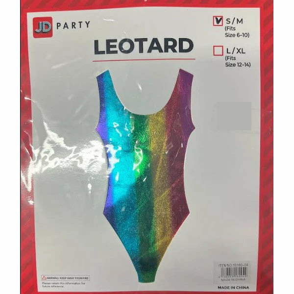 JD Party Ladiesc 80s Leotard Metallic Rainbow 3 JD Party Ladiesc 80s Leotard Metallic Rainbow