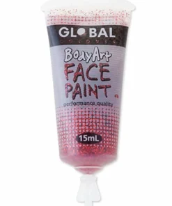 Interalia Group Accessoriesc Red Glitter Face And Body Paint