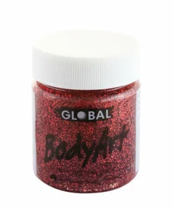 Interalia Group Accessoriesc Red Glitter Face And Body Paint