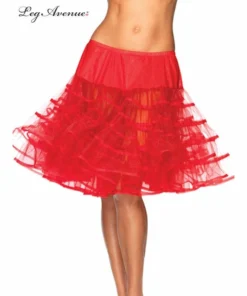 Tomfoolery 1950's Mid-Length Red Petticoat - Leg Avenue