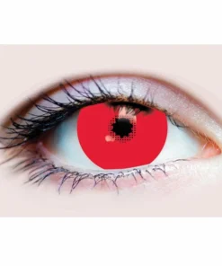 Tomfoolery Red Costume Contact Lens 15.2 Mm Mini Scleral Accessoriesc