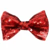 Tomfoolery Bow Tie Red Sequin Clown & Circus Accessories