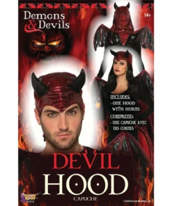 Forum Novelties Hats & Headwear Red Devil Hood Headpiece