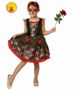 Rubie's Deerfield Red Rose Day Of The Dead Costume-Child